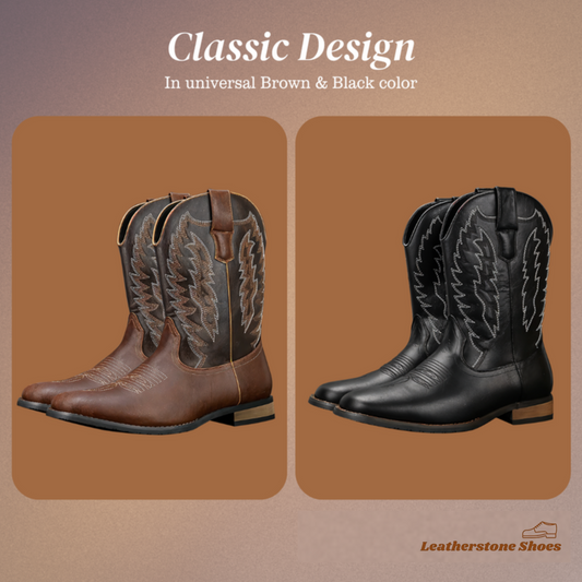 Jakob | Classic Mid-calf Western Boots