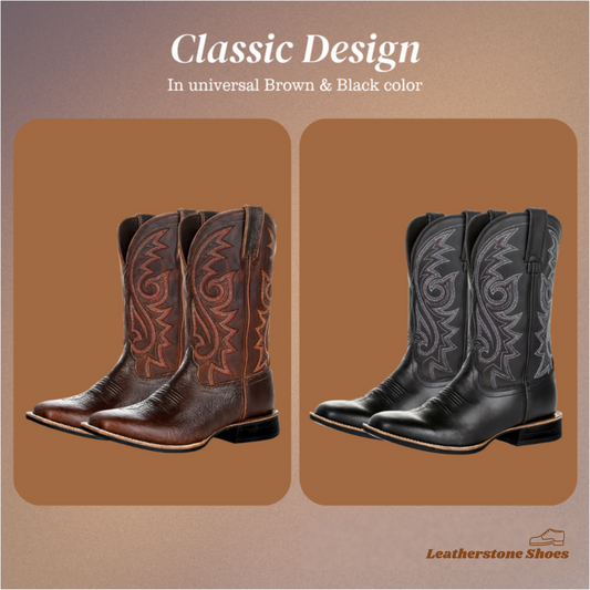 Kian | Rustic Embroidery Midcalf Boots