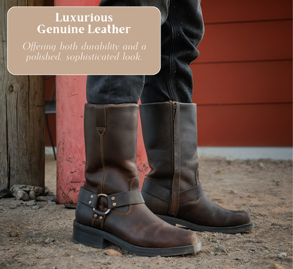 Elias | Retro Mid-calf Leather Boots