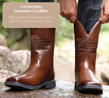 Leo | Western Style Stitched Boots