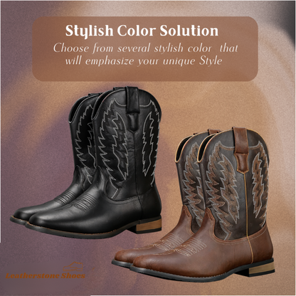 Jakob | Classic Mid-calf Western Boots