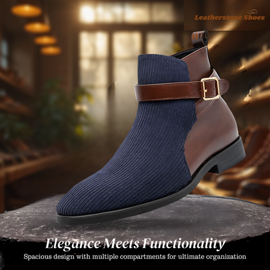 Sander | Vintage Color Block with Buckle Straps