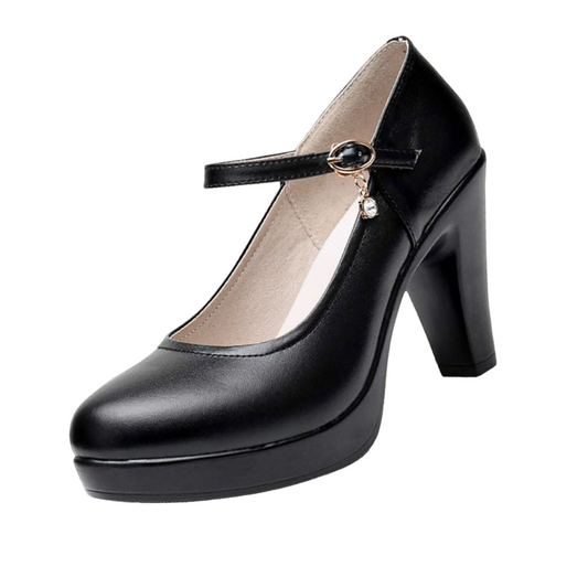 Mary Jane |  Heels With Ankle Strap