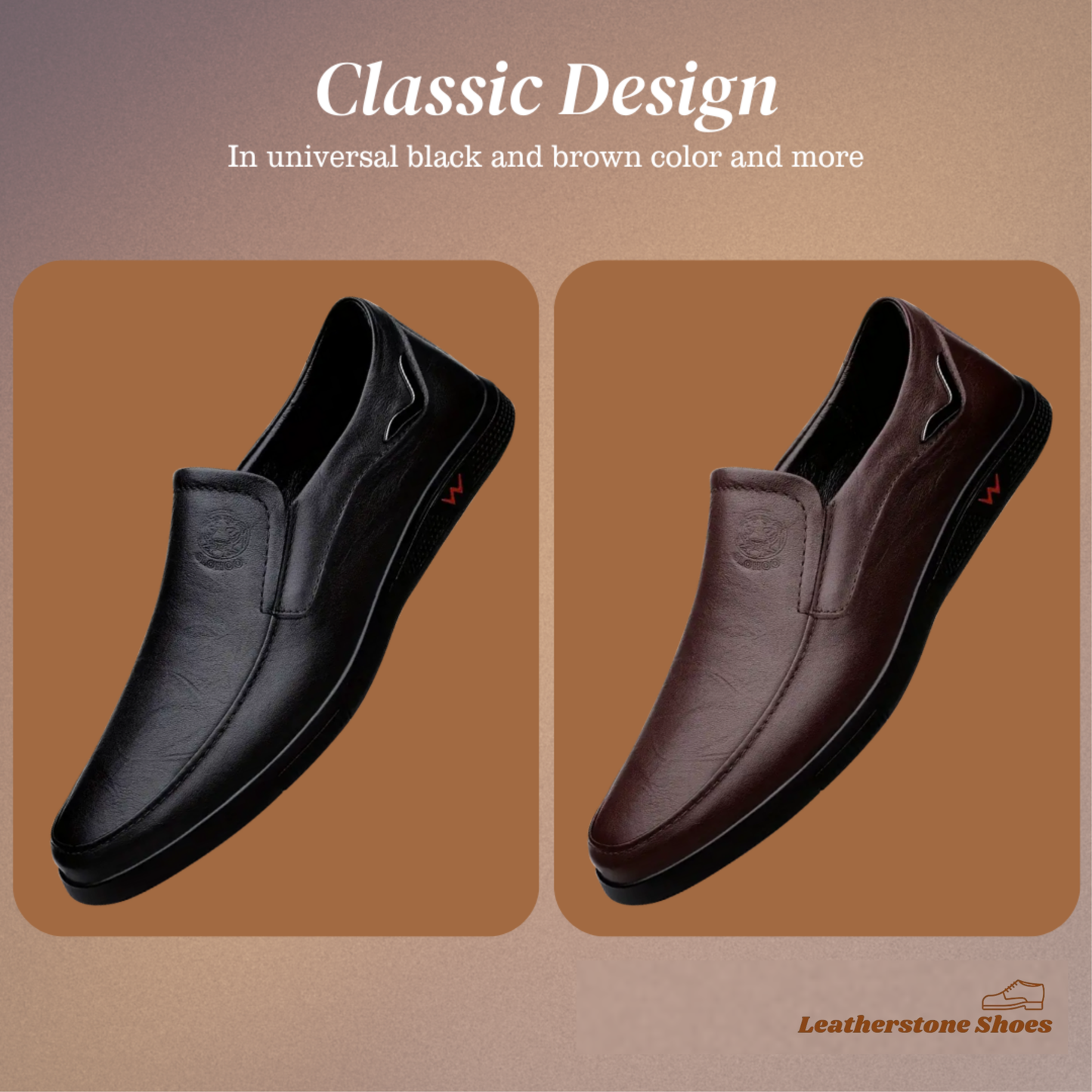 Aiden | Casual Leather Slip-on Shoes