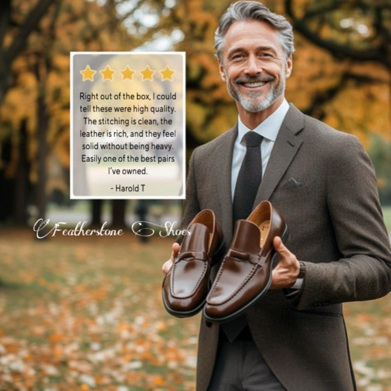 Logan | Classic Men's Leather Ankle Shoes