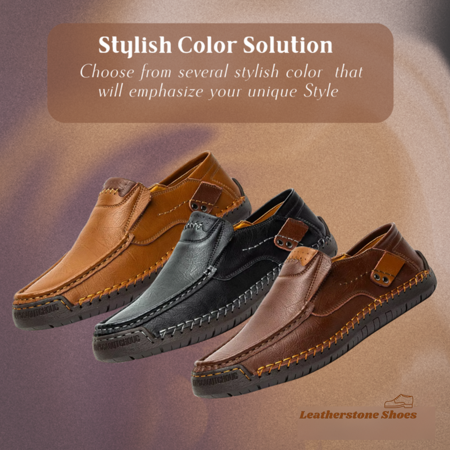 Harvey | Lightweight Slip-on Round toe Shoes