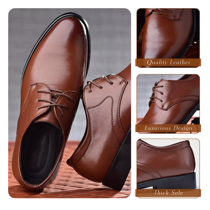 Ashton | Cow Leather Upper Plain Toe Oxford Shoes