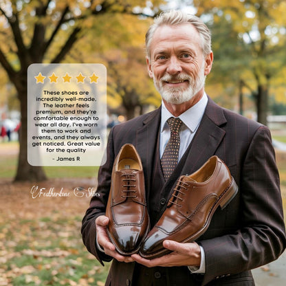 Logan | Classic Men's Leather Ankle Shoes