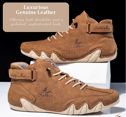 Collerina | Comfortable Orthopedic High Shoes Made of Faux Leather
